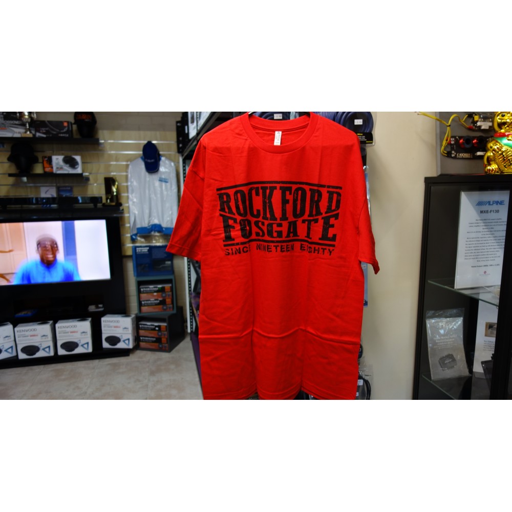 Rockford Retro Red T-Shirt