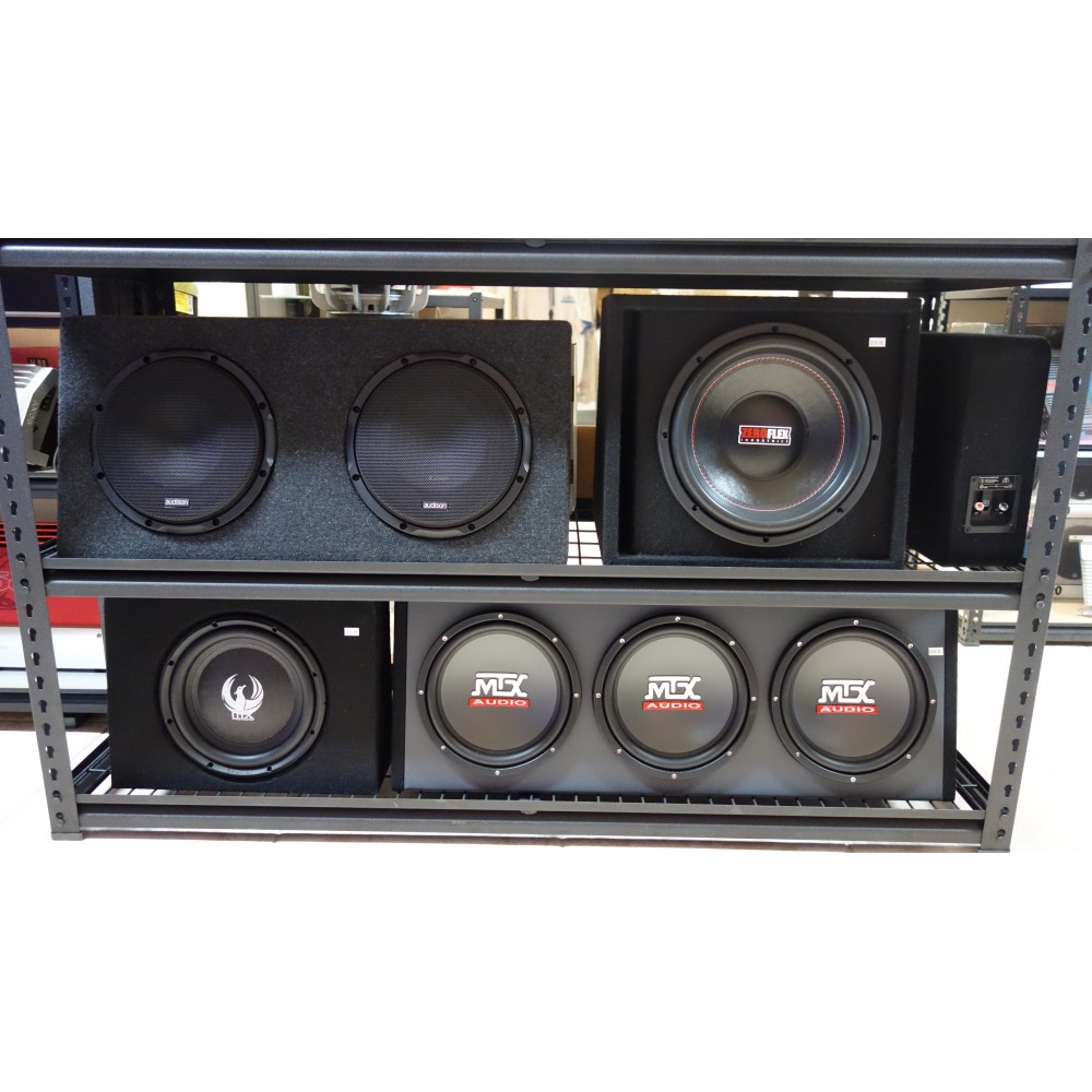 Various Subwoofers in Enclosure