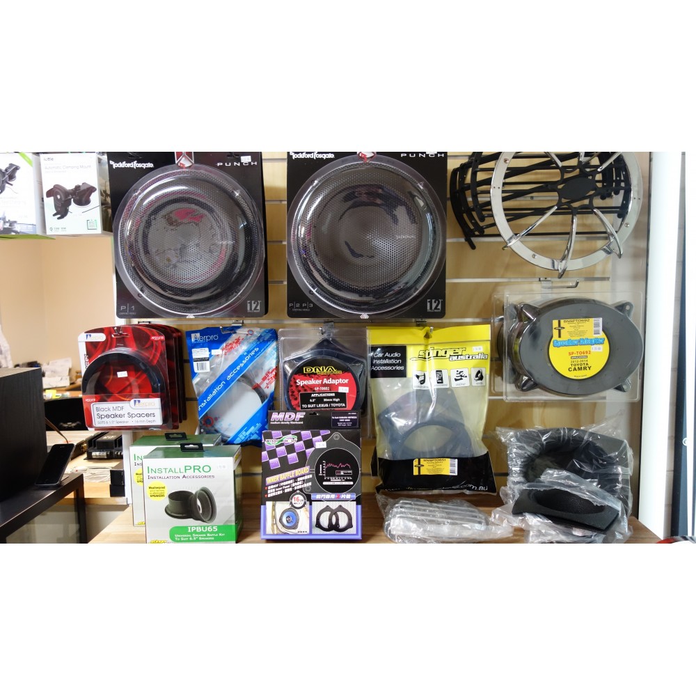 Various Subwoofer Grilles & Spacers