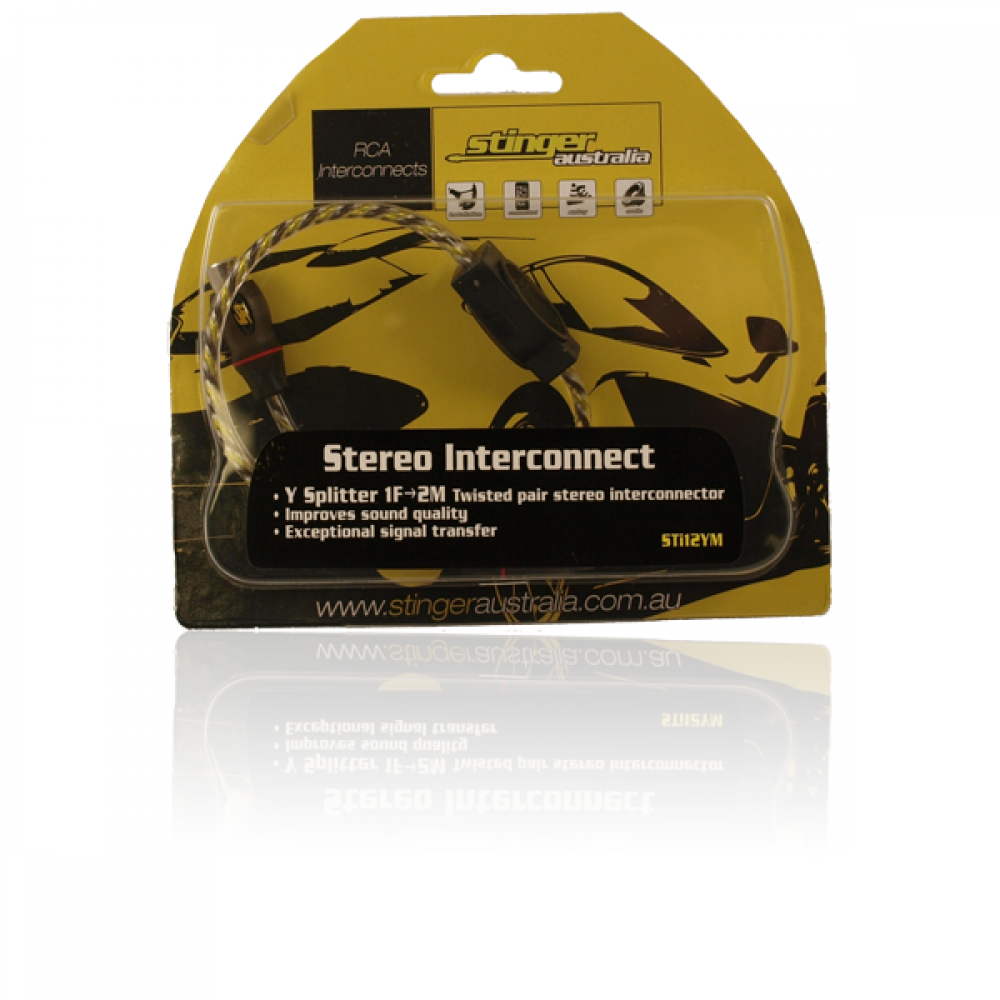 Stinger STI12YM RCA Splitters