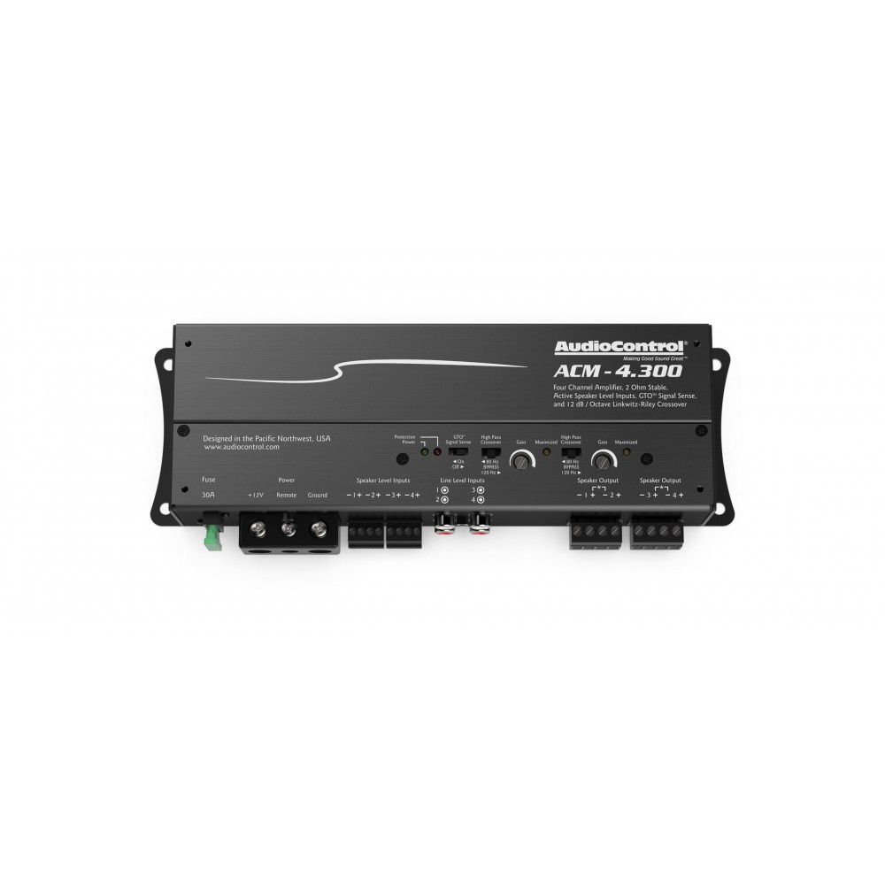 Audiocontrol ACM-4.300 Compact 4-Channel Amplifier